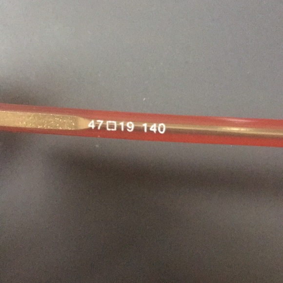 Red eye glasses | frames - Picture 5 of 5